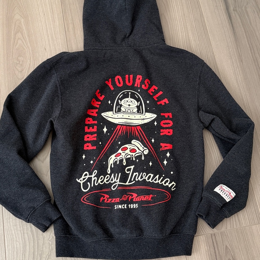 Disney Toy Story Pizza Planet Zip Hoodie - Picture 5 of 5